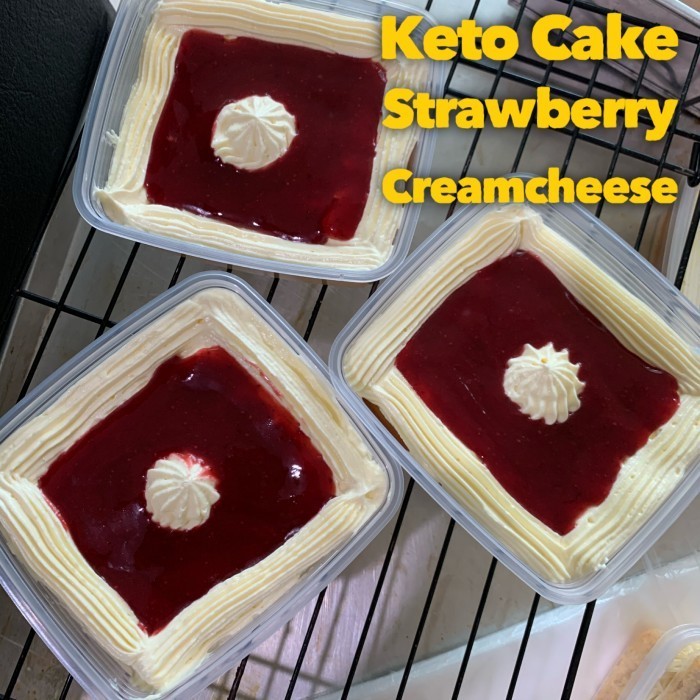 

Ready Keto Cake Strawberry Creamcheese Sugarfree Lowcarb Aman Diabetes