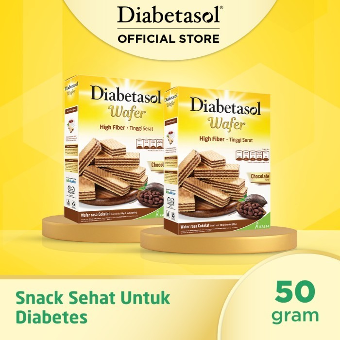

SALE Twin Pack Diabetasol Wafer Chocolate 2x50g