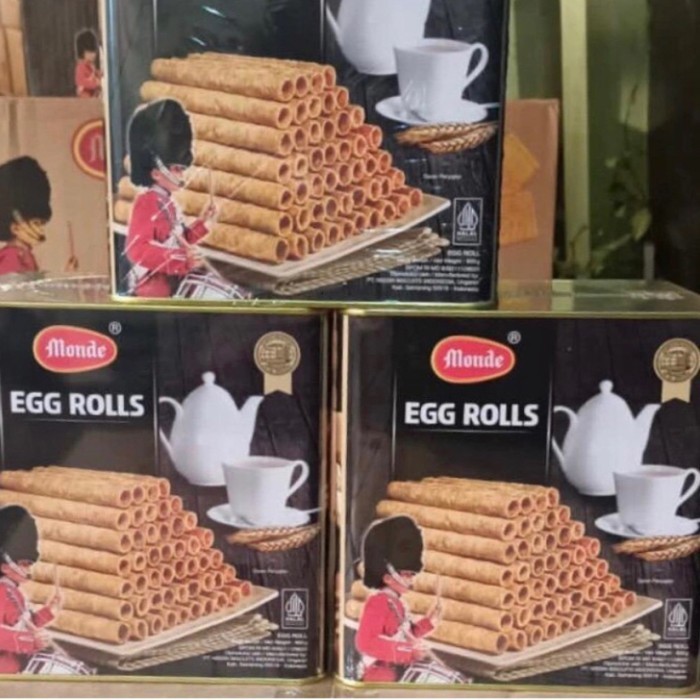 

STOK TERBATAS Monde egg roll kaleng 300 & 600gr