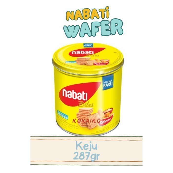 

TERBATAS NABATI WAFER KALENG 287 GRAM COKLAT KEJU PINK LAVA