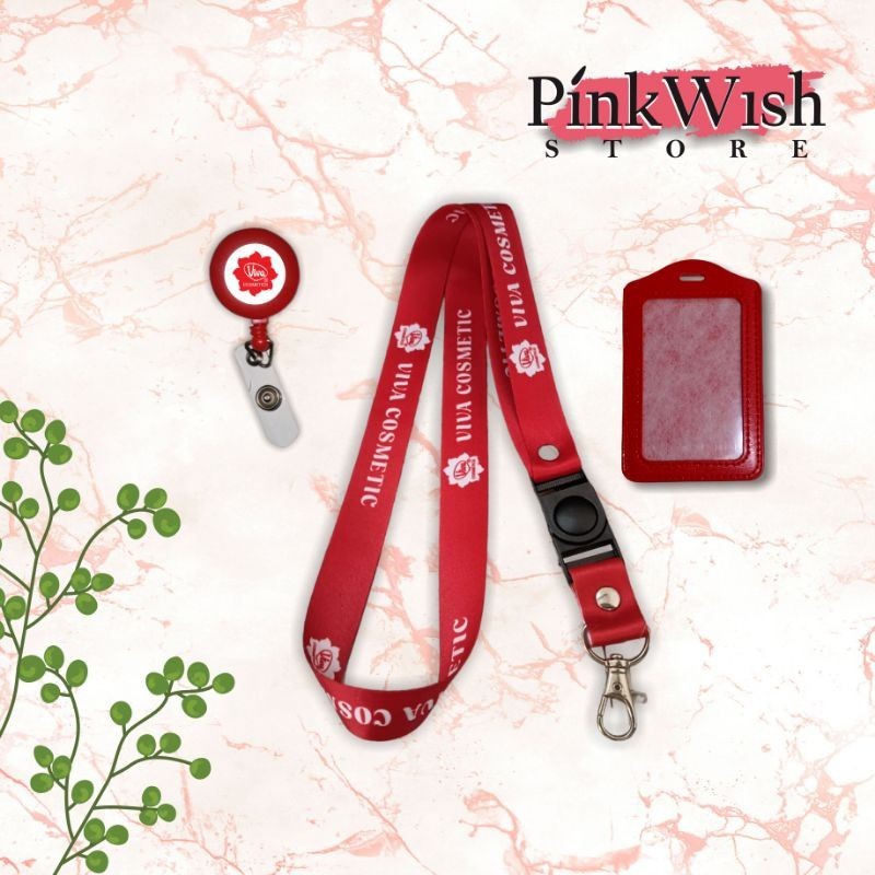 

Tali VIVA COSMETIC MERAH / Lanyard Cosmetic Merah [READY STOCK] TERMURAH !!! Beli Eceran Rasa Grosir