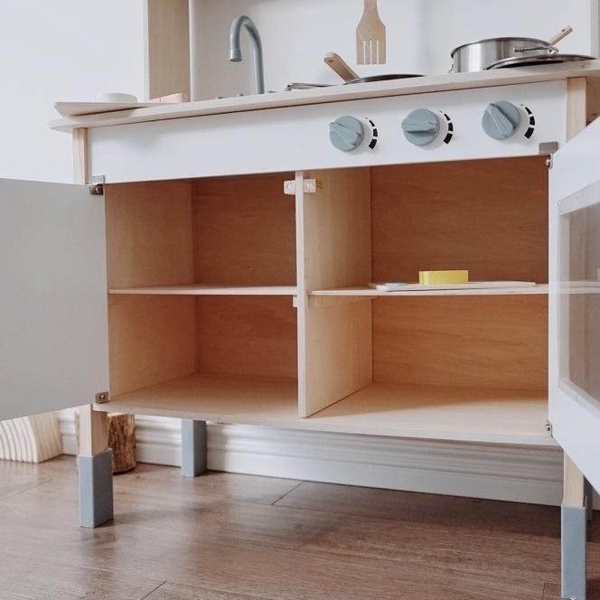 NUNUKIDS NOMINA KITCHEN SET MAINAN KAYU ANAK MASAK DAPUR PRETEND PLAY KIKISISI77