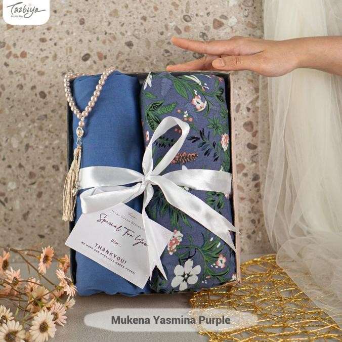 MUKENA TAZBIYA SPECIAL GIFT EXCLUSIVE KOMBINASI / KADO / HAMPERS