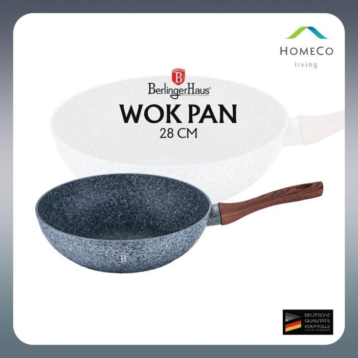 Berlinger Haus Panci Wajan Penggorengan Wok 28 Cm Forest Line