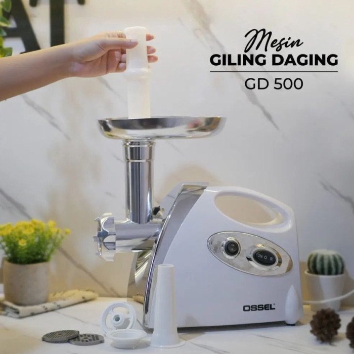 Ossel Gd Meat Grinder Mesin Gilingan Daging Listrik Giling Kacang