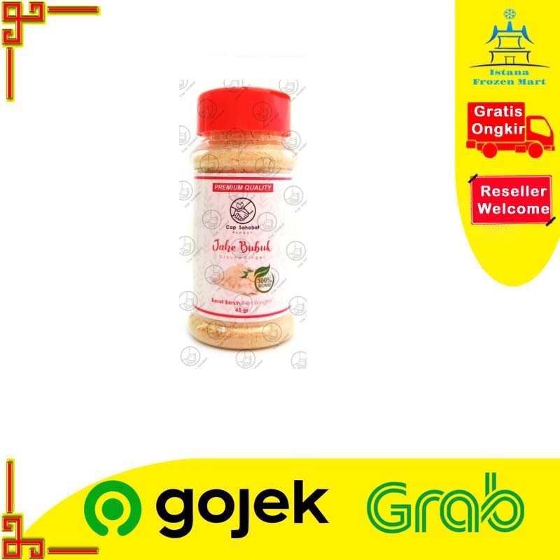 

Jahe Bubuk Botol 45 Gram - CAP SAHABAT