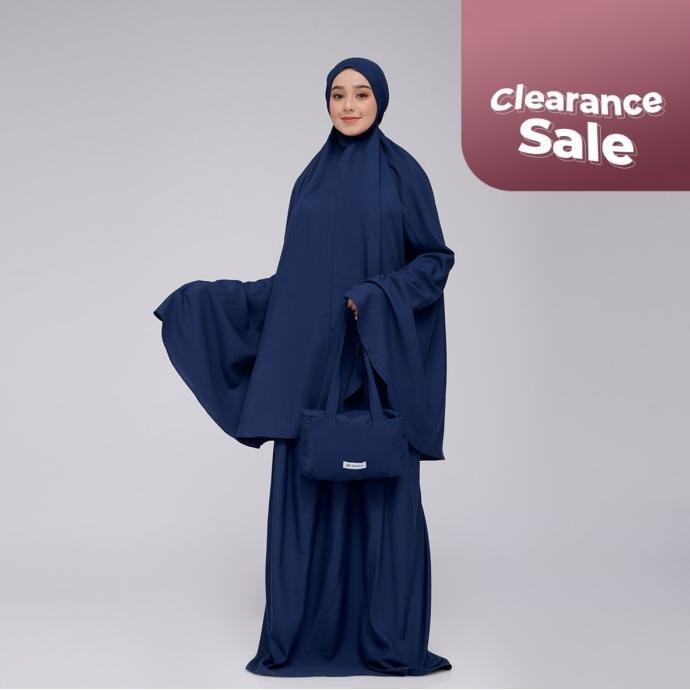 ZM Zaskia Mecca - Yefa Navy Mukena