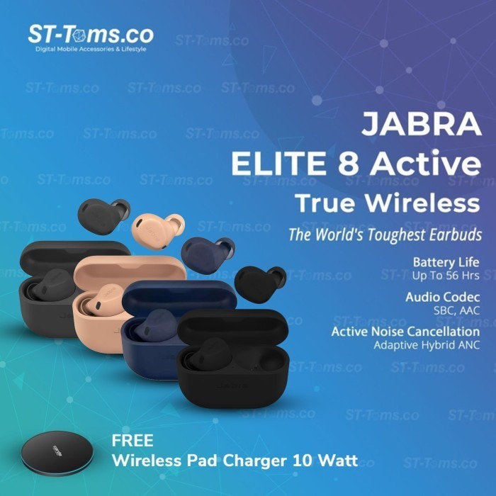 Jabra Elite 8 Active / Elite 8 Active True Wireless Tws Anc Bluetooth