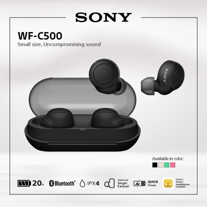 Sony Wf-C500 / Wf C500 / Wfc500 True Wireless Earbuds Tws Earphone
