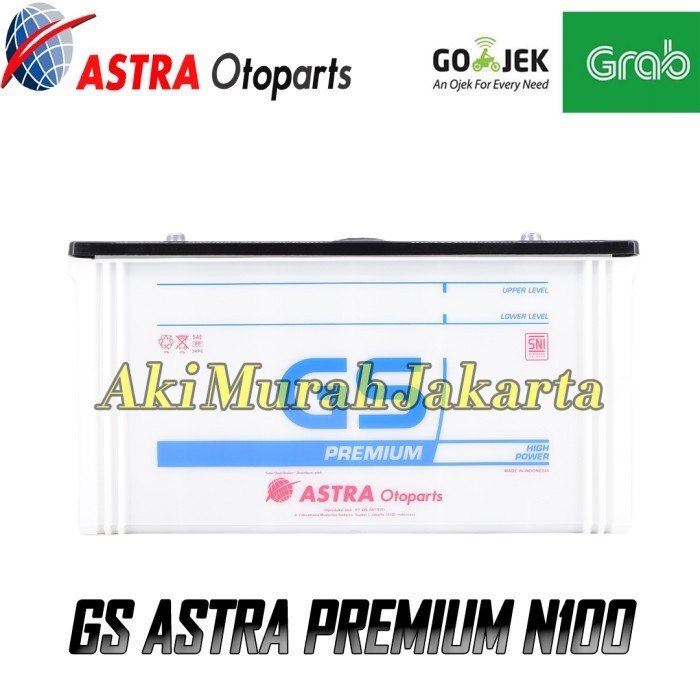 Aki Gs Premium Astra N100 / 95E41R Aki Basah 12V / 100Ah