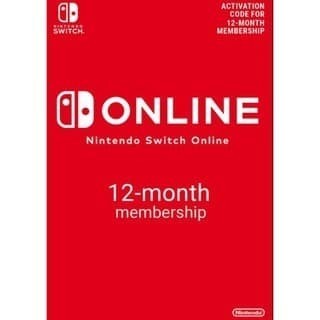 Nintendo Switch Card Eshop Online 12 Month (12 Bulan) Membership Usa