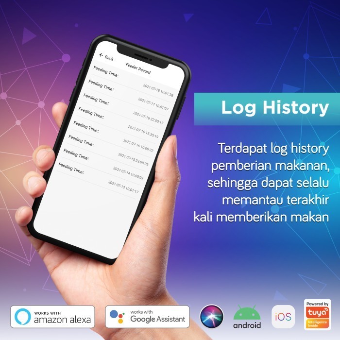 Bardi Wifi Smart Fish Feeder - Black Iot Home Automation (Wifi)