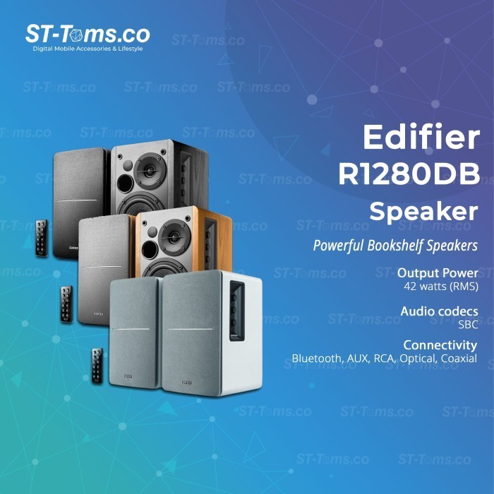 Edifier R1280Db / R 1280Db Poweful Bluetooth Bookshelf Active Speakers