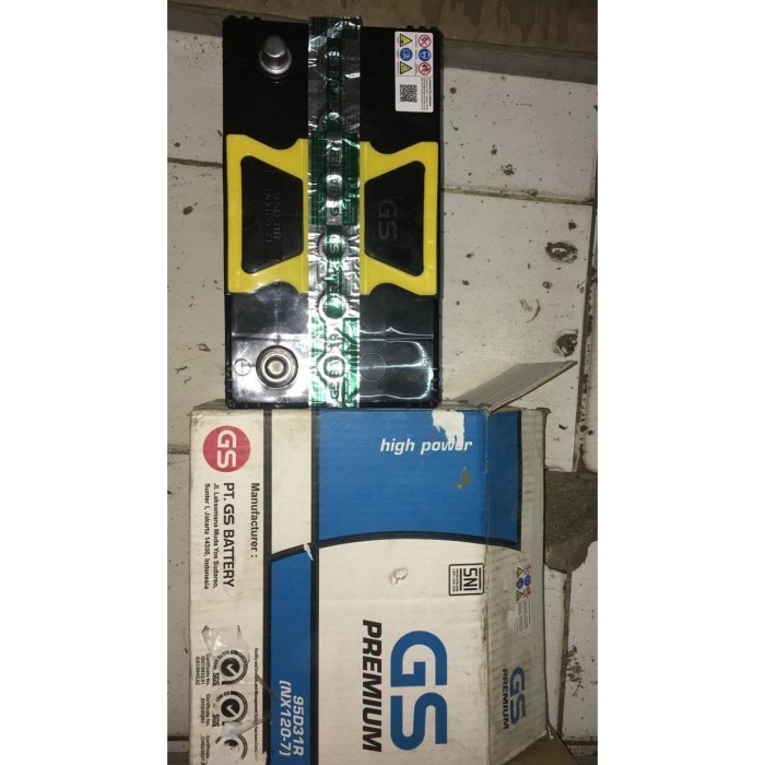 Aki Mobil Gs Premium 95D31R Nx120-7 80 Ah Aki Basah -56377