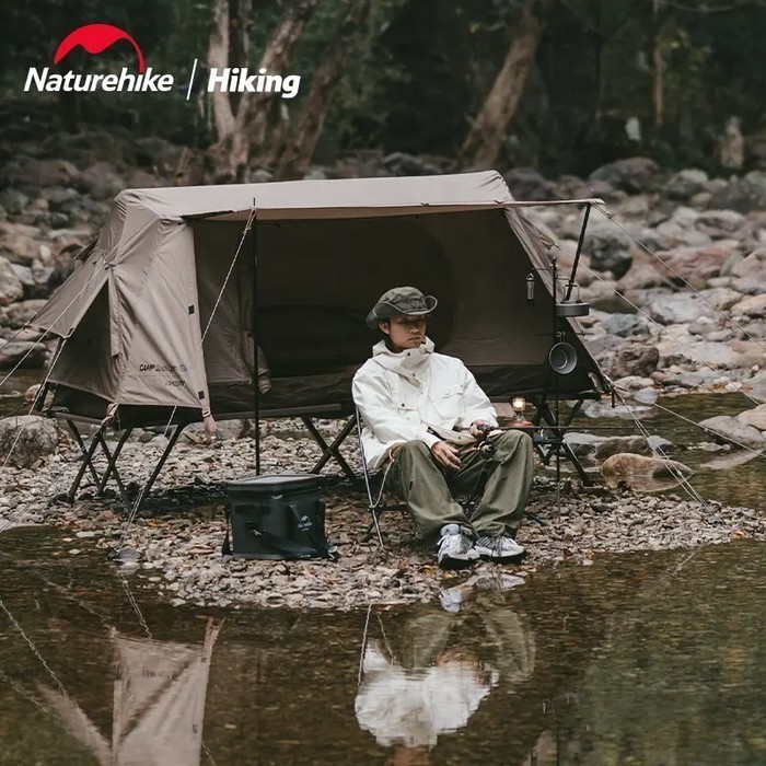 Tenda Glamping Campbed 2 Orang Naturehike Cnh22Zp001 Auto Tent