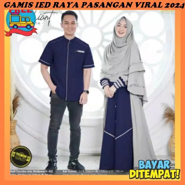 Capel Sarimbit Kondangan Muslim Murah Cp Irwansyah Batik Pakaian Syari Games Pasangan Kekinian Terba