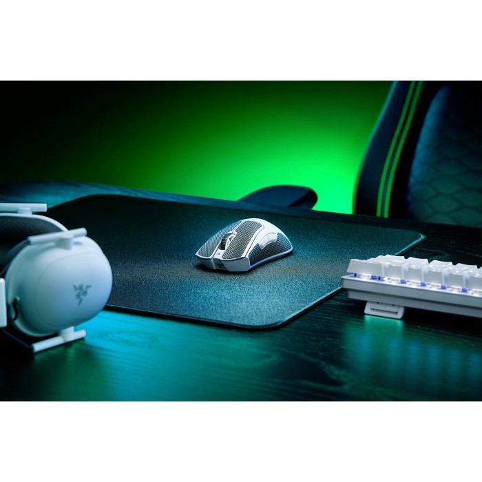 Razer Deathadder V3 Pro White - Ultra-Lightweight Wireless Mouse