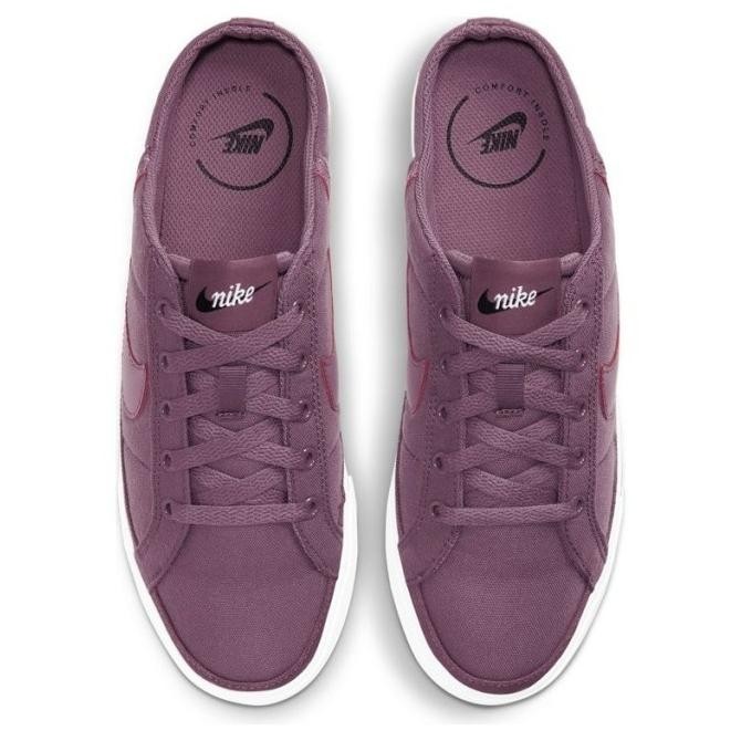 Sneakers Original Sepatu Nike Court Legacy Mule - Light Mulberry  Art. Ruhmacil