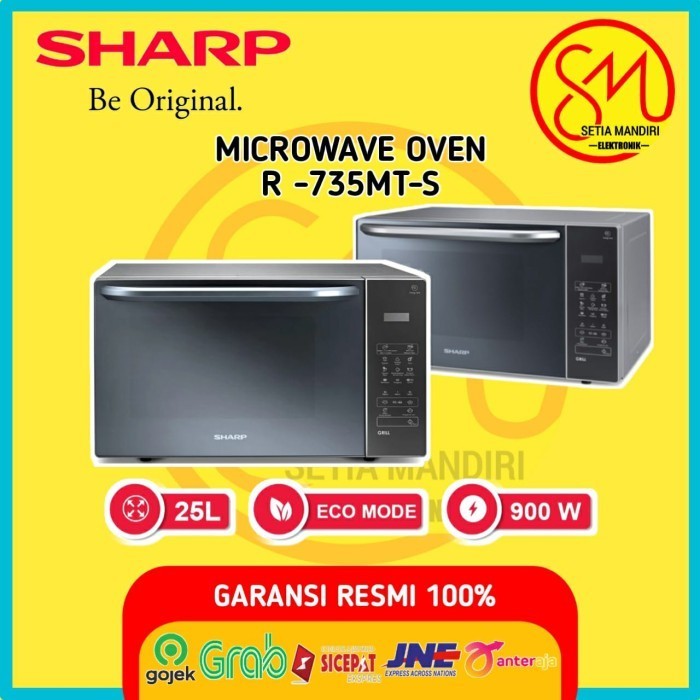 Sharp R735Mt Grill Microwave Oven R735-Mt R-735Mt (K)