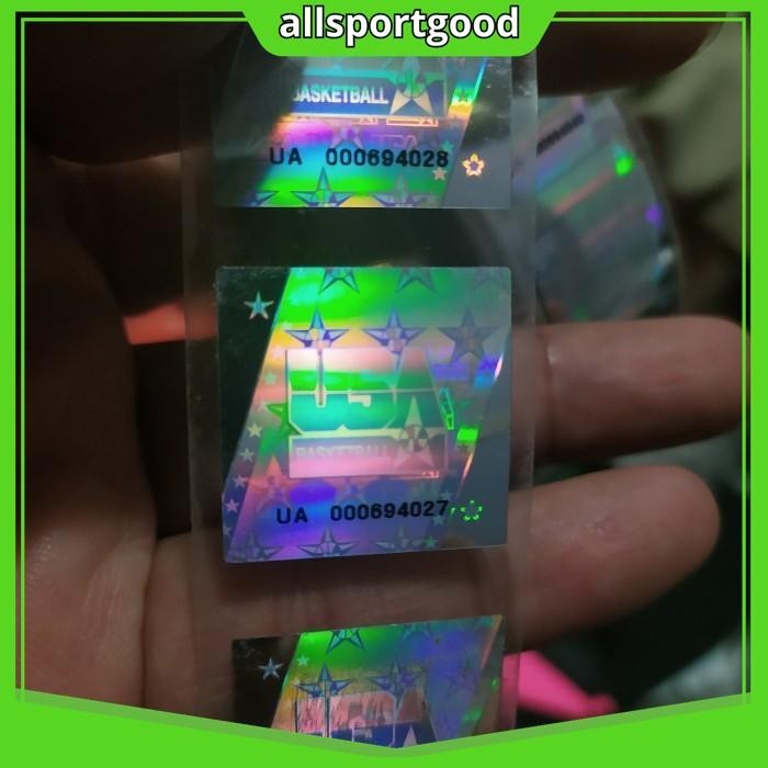 

NIKE USA BASKETBALL TEAM ORIGINAL HOLOGRAM STICKER IMPORT STIKER ASLI BEST PRODUK