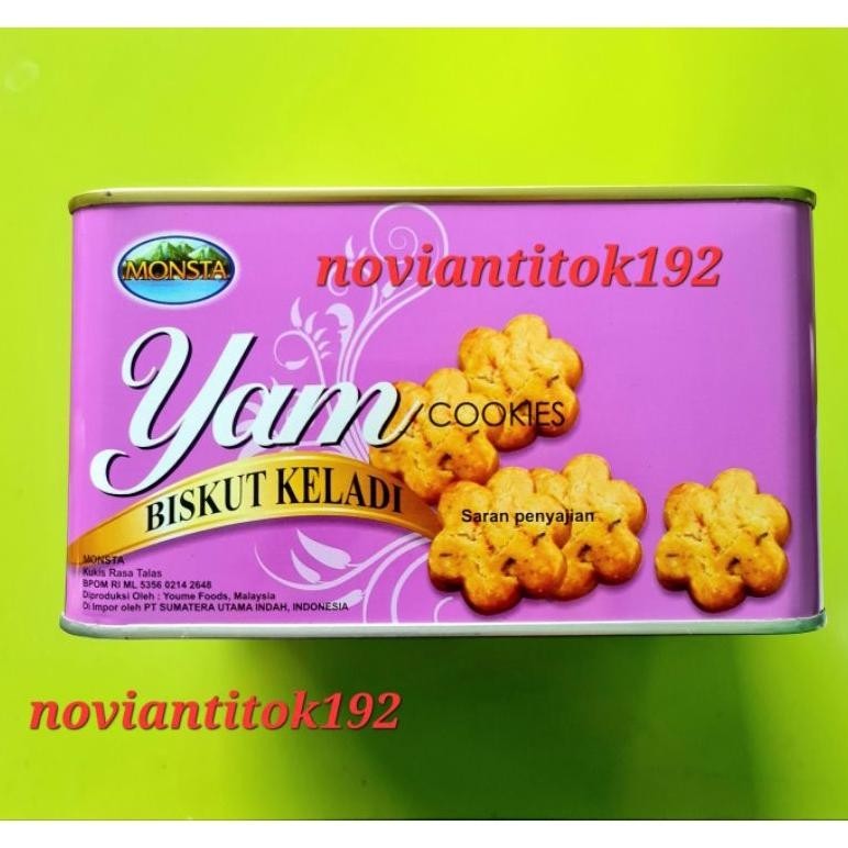 

Siap Kirim >>> Monsta Yam Cookies / Biskuit Keladi / 700Gr