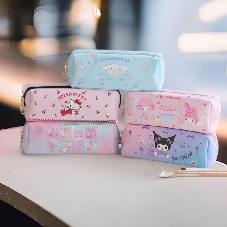 

Viral Tempat Pensil 2 Sekat Motif Kartun Sanrio Premium Cinamoroll Melody Kuromi Lucu Rt-4