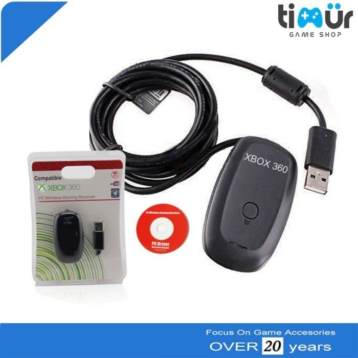 Receiver Stik Stick Xbox 360 Wireless Gaming Dongle Pc Windows Laptop