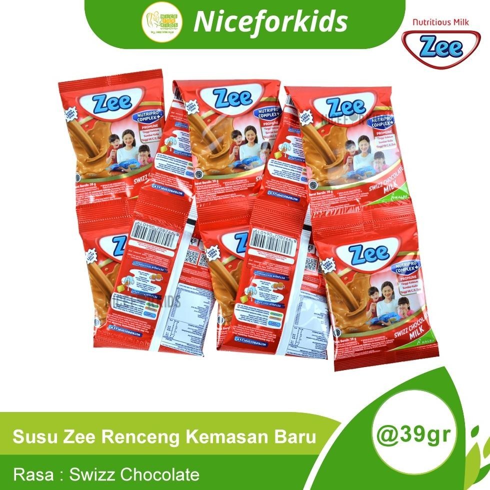 

tomonimart Susu Zee Renceng Susu Anak Tinggi Kalsium Zee Bag Sachet Kemasan Renteng isi 10 / 11 sachet ||