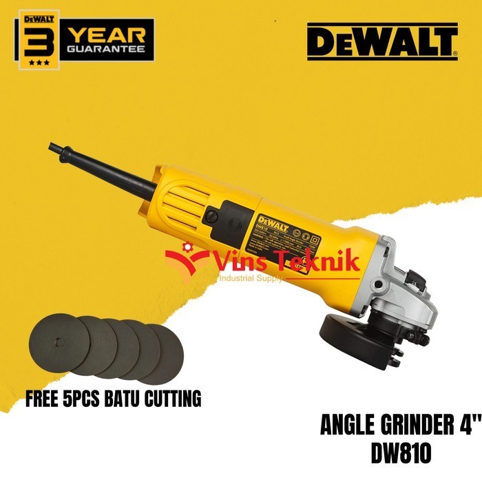 Dewalt Dw810 Mesin Gerinda Tangan 4" Dewalt Dw 810 Angle Grinder