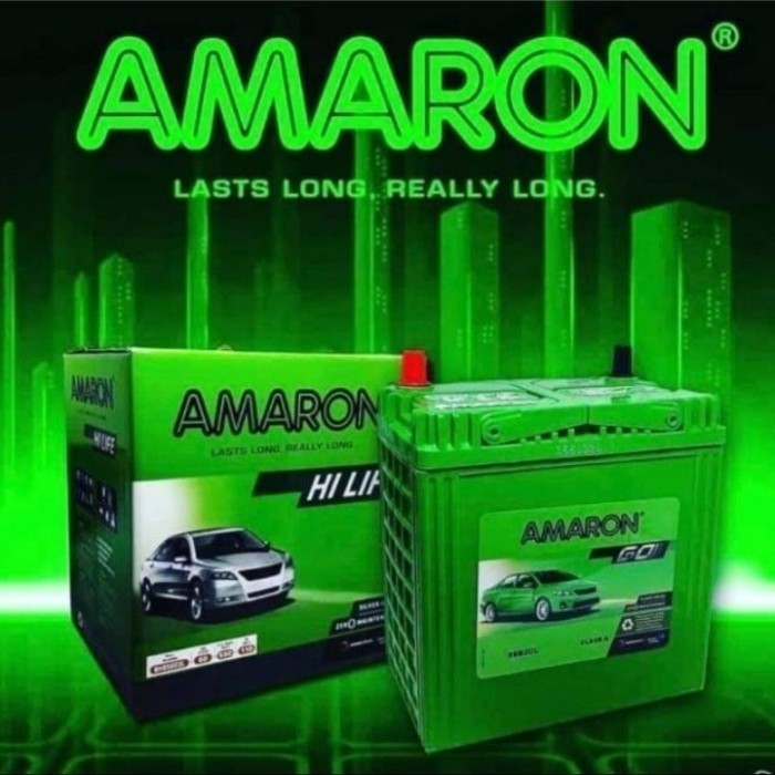 Aki Mobil Amaron Hi-Life NX120-7L 80Ah Tahan Goncangan dan Panas