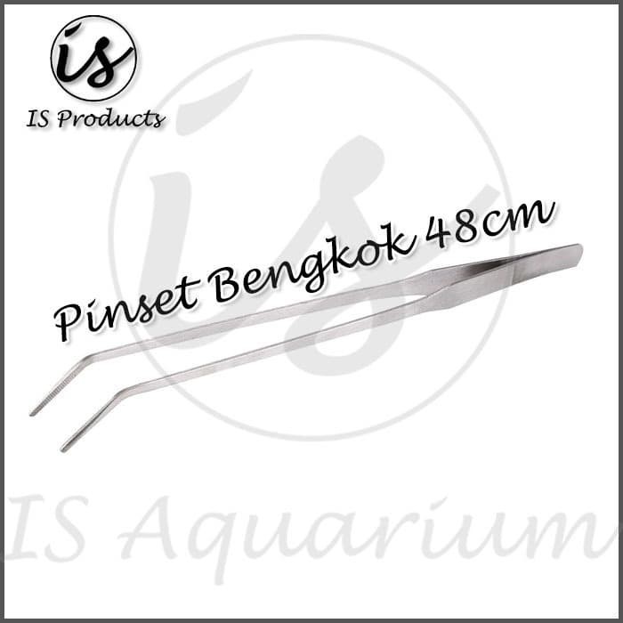 Pinset 48Cm Panjang Bengkok - Aquascape Tools Pinset Curve Panjang