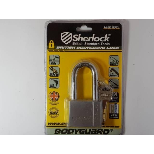 NLK-714 GEMBOK SHERLOCK 50 MM (LONG) / GEMBOK ANTI MALING SHERLOCK