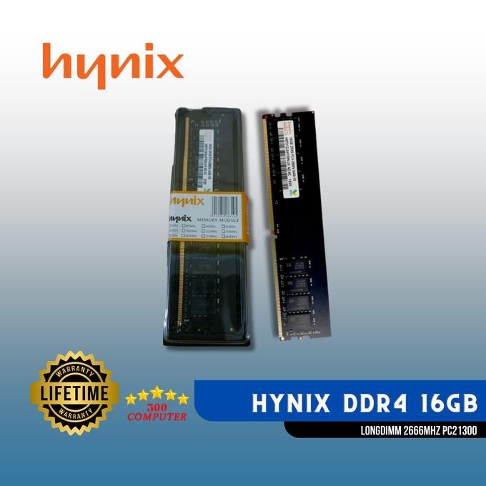 MEMORY RAM KOMPUTER HYNIX DDR4 16GB LONGDIMM 2666MHZ PC21300