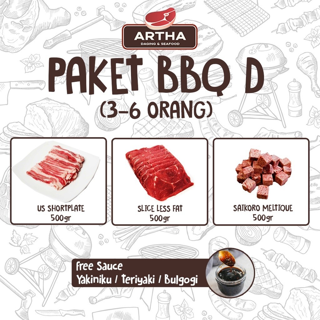 

Paket Korean Barbeque Grill D (3-6 Orang) // All U Can Eat Yakiniku -Gratisongkir