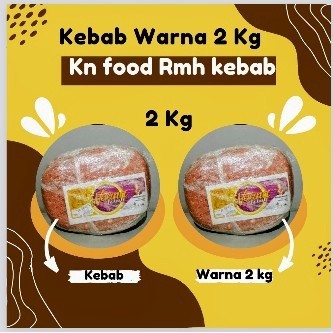 

Daging Kebab Warna 2Kg Tanpa Tiang - Daging Kebab Sapi 2Kg Tanpa Tiang Halal Bpom -Gratisongkir