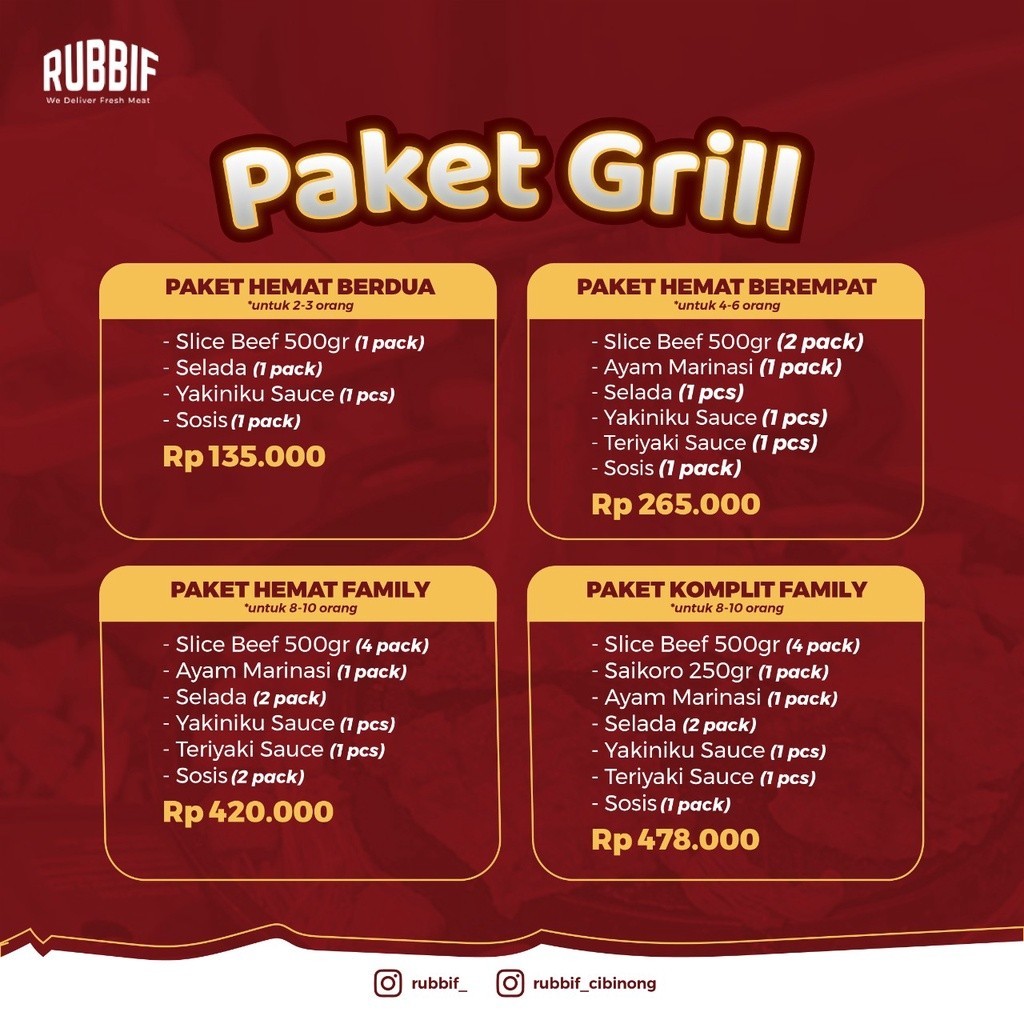 

Paket Grill Yakiniku/Bbq Dirumah -Gratisongkir