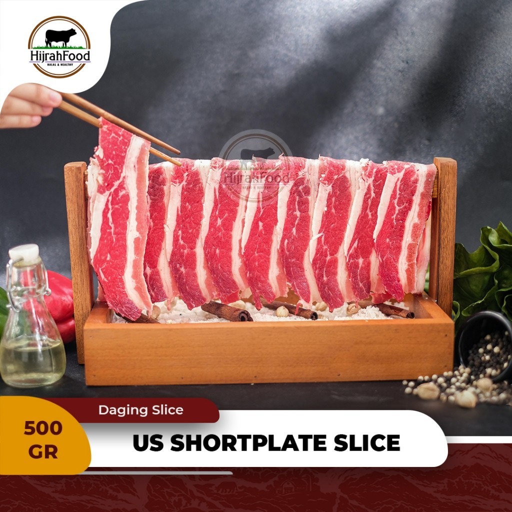 

Slice Beef Us Shortplate Daging Lapis Iris Sukiyaki/Yoshinoya 500 Gr -Gratisongkir