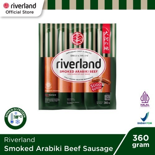 

Riverland Smoky Black Pepper Sausage 360 Gr -Gratisongkir