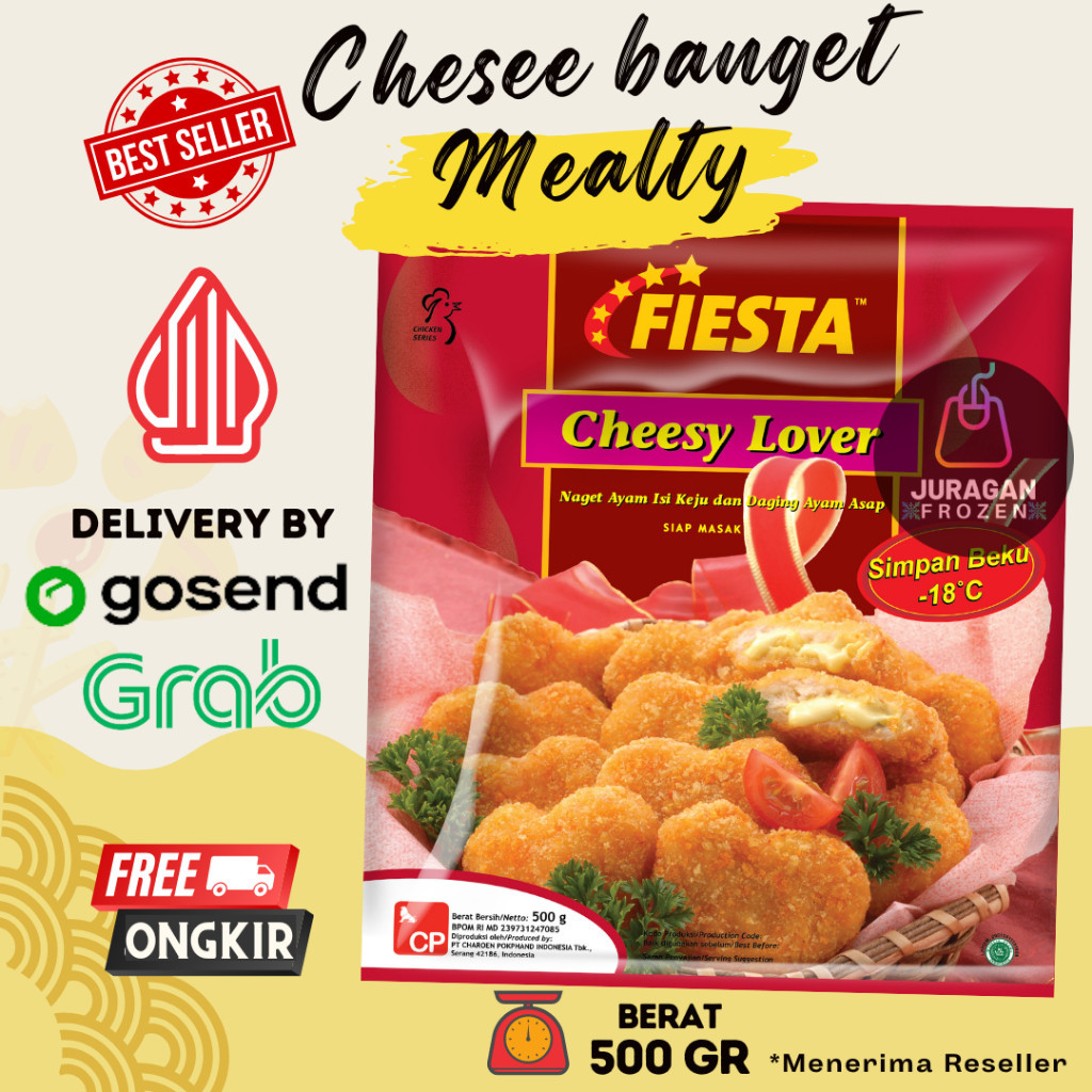 

Nugget Ayam Isi Keju Dan Daging Asap Fiesta Chesee Lover / Nagget Ayam Enak Kesukaan Anak