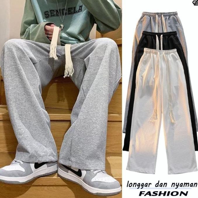 Rainbow-Celana Korea Celana Oversize Pria Celana Pria Kulot Priacelana