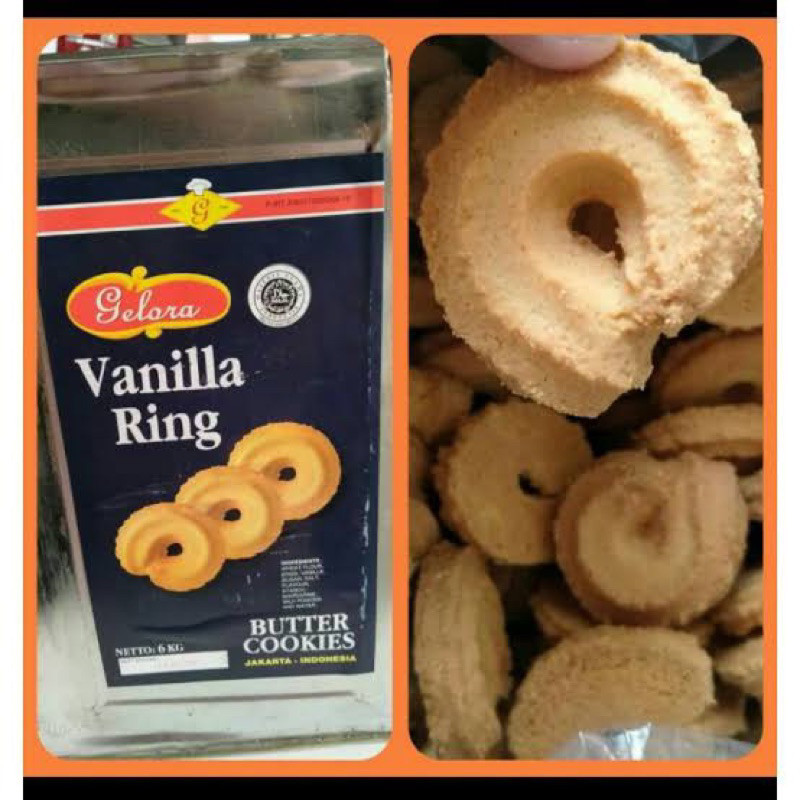 

1 Kaleng @6Kg Danish Butter Cookies Monde / Vanilla Ring Monde -Gratisongkir