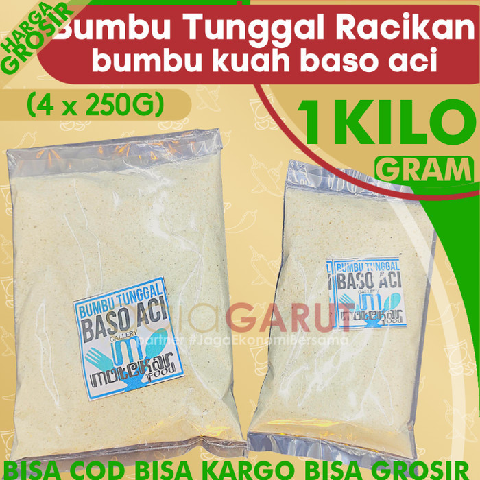 

Grosiran - 1Kg Bumbu Tunggal Baso Aci Isi 4X250Gr Racikan Kemas