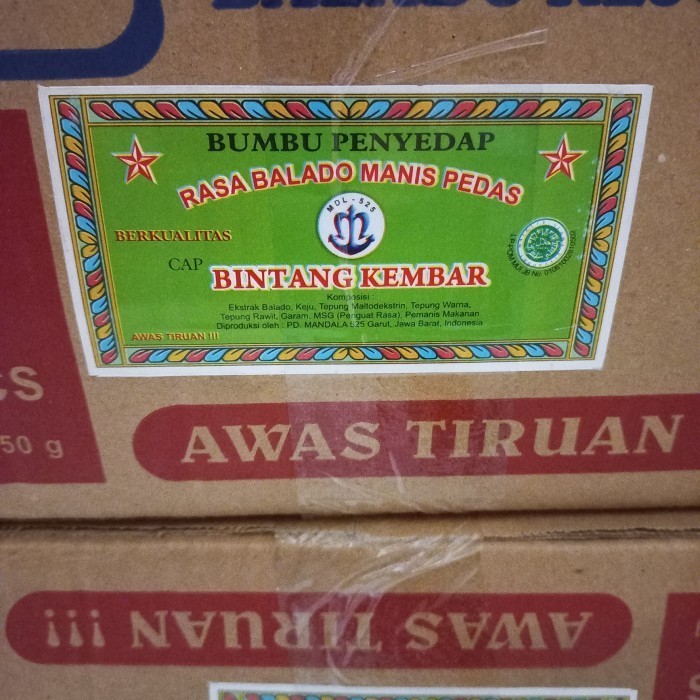 

Bumbu Bintang Kembar Keju / Balado