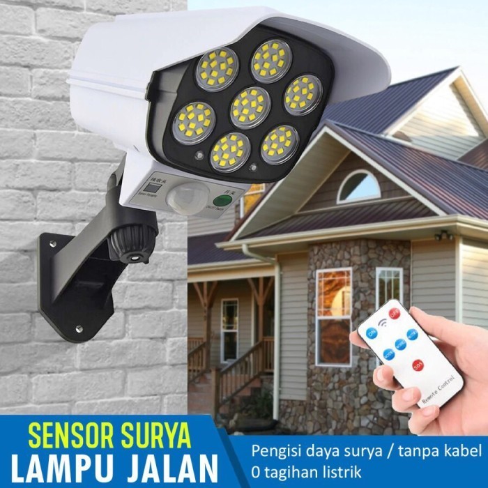 LED SOLAR SENSOR LIGHT SUNPRO - LAMPU SENSOR TENAGA SURYA LED