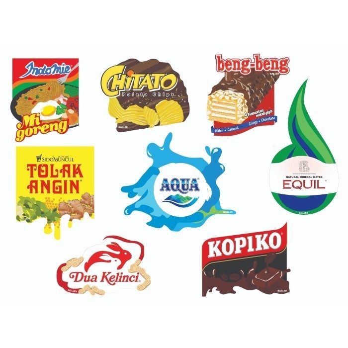 

Baller Indonesia Stickers Set Indonesian Masterpiece (Sticker Koper)