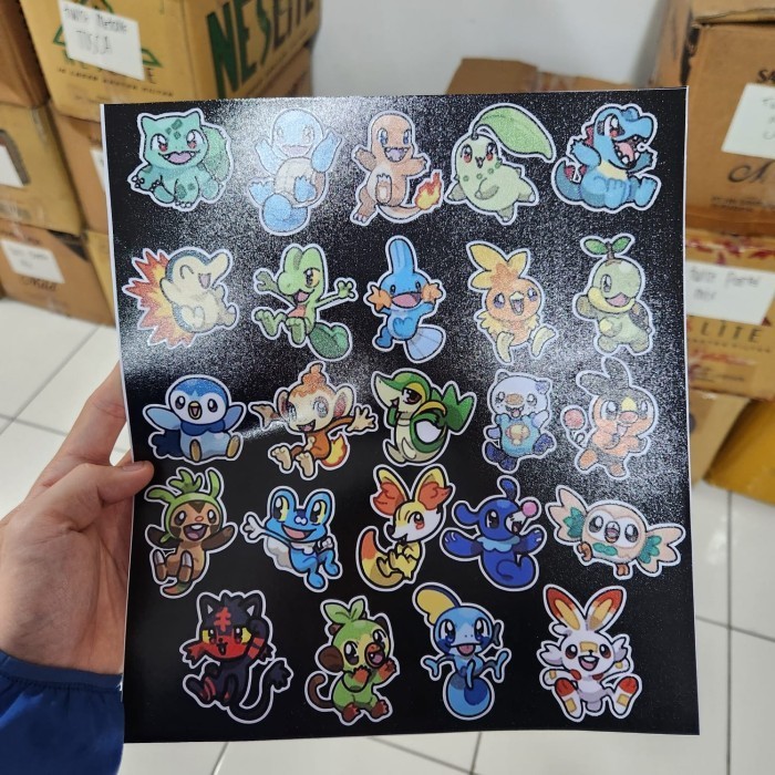 

Sticker Anime Set - Pss0013 - Pokemon 24Pcs