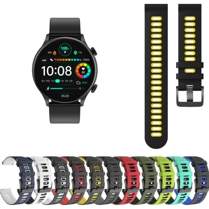 Tali Jam Tangan Karet Twotone Strap Smartwatch Haylou Solar Plus Rt3