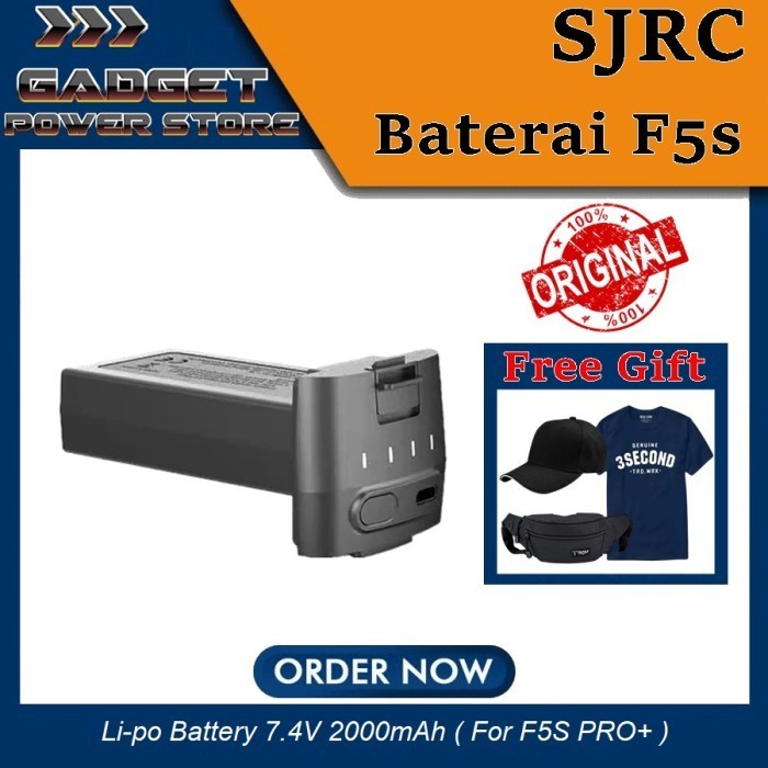 SJRC F5S PRO+ Lipo Battery 11.1V 2500mAh Baterai Drone ORIGINAL