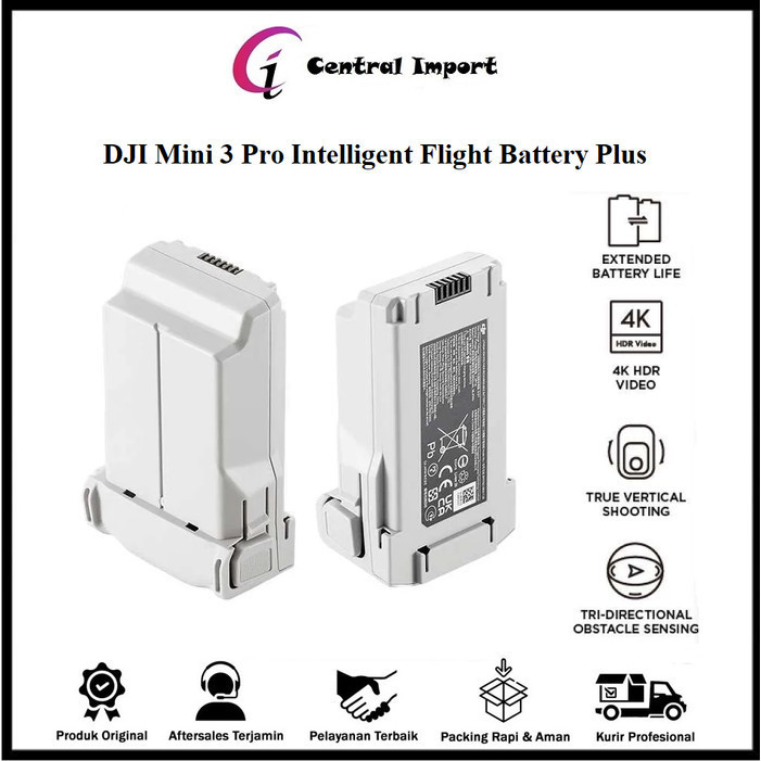 DJI Mini 3 Pro Intelligent Flight Battery Plus - DJI Mini 3 Pro Batrai