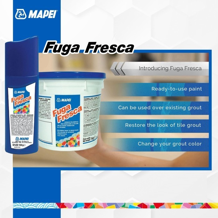 NEW SERIES MAPEI FUGA FRESCA - CAT POLIMER UNTUK NAT SEMEN DI ANTARA UBIN ORIGINAL QUALITY
